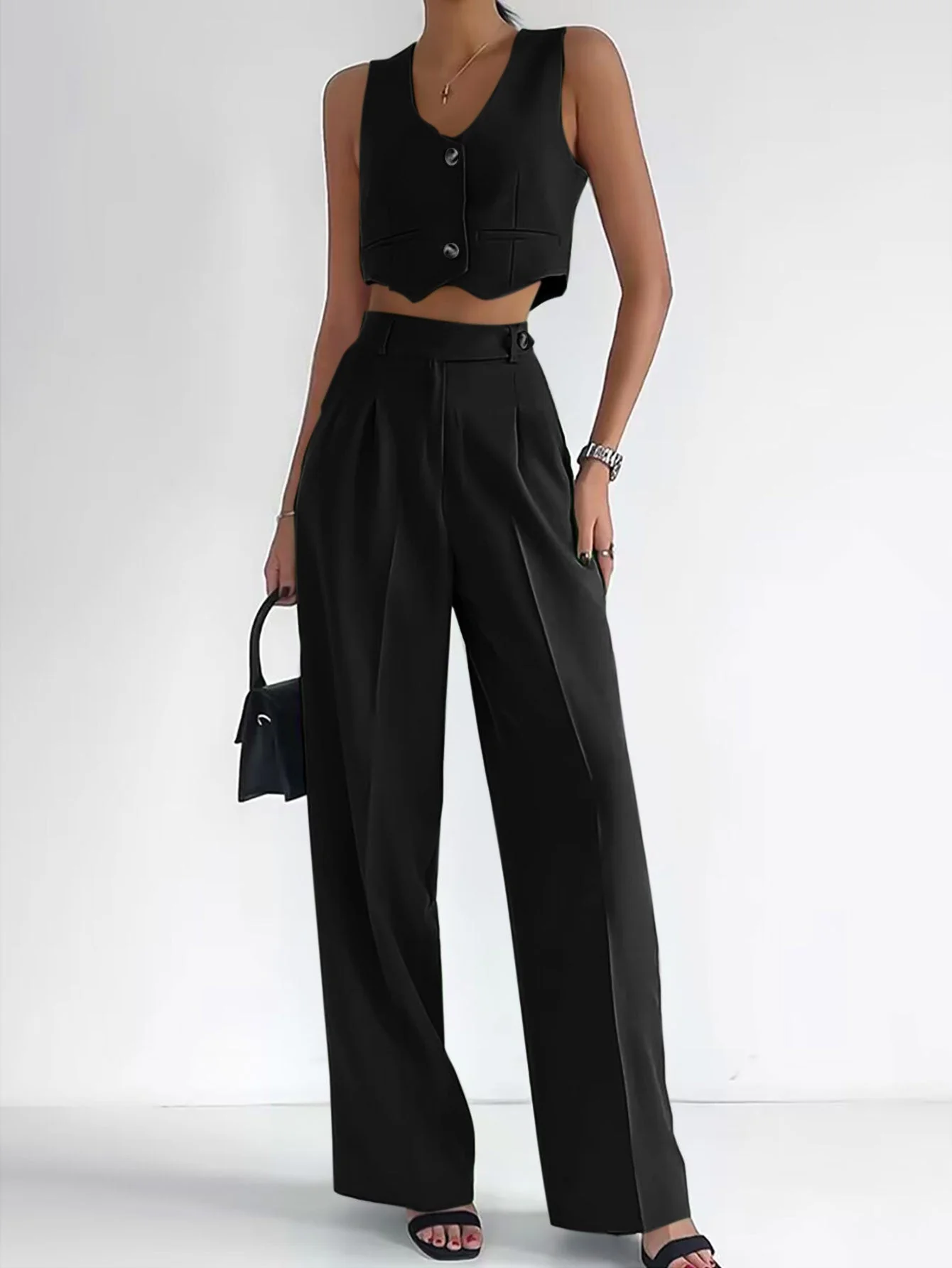 2025 Casual Vest Suit Women's Office Wear FD - Image 8