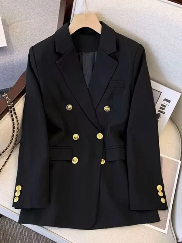 2025 new goddess suits for women, popular Korean style, high-end lazy style, casual and versatile women office suit - Image 5