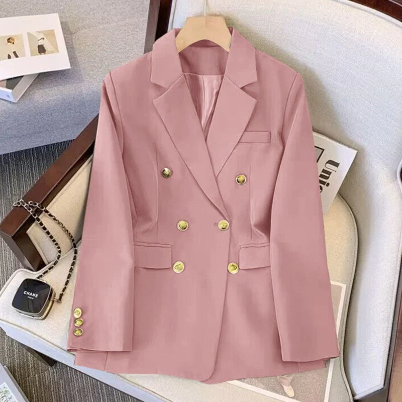 2025 new goddess suits for women, popular Korean style, high-end lazy style, casual and versatile women office suit - Image 6