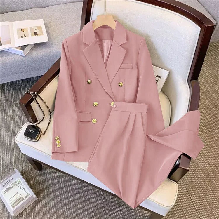 2025 new goddess suits for women, popular Korean style, high-end lazy style, casual and versatile women office suit FD - Image 23