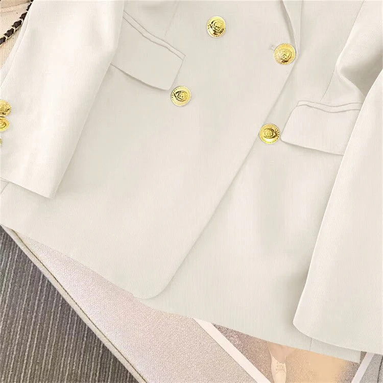 2025 new goddess suits for women, popular Korean style, high-end lazy style, casual and versatile women office suit FD - Image 47