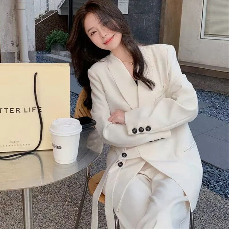 2025 new goddess suits for women, popular Korean style, high-end lazy style, casual and versatile women office suit FD - Image 51