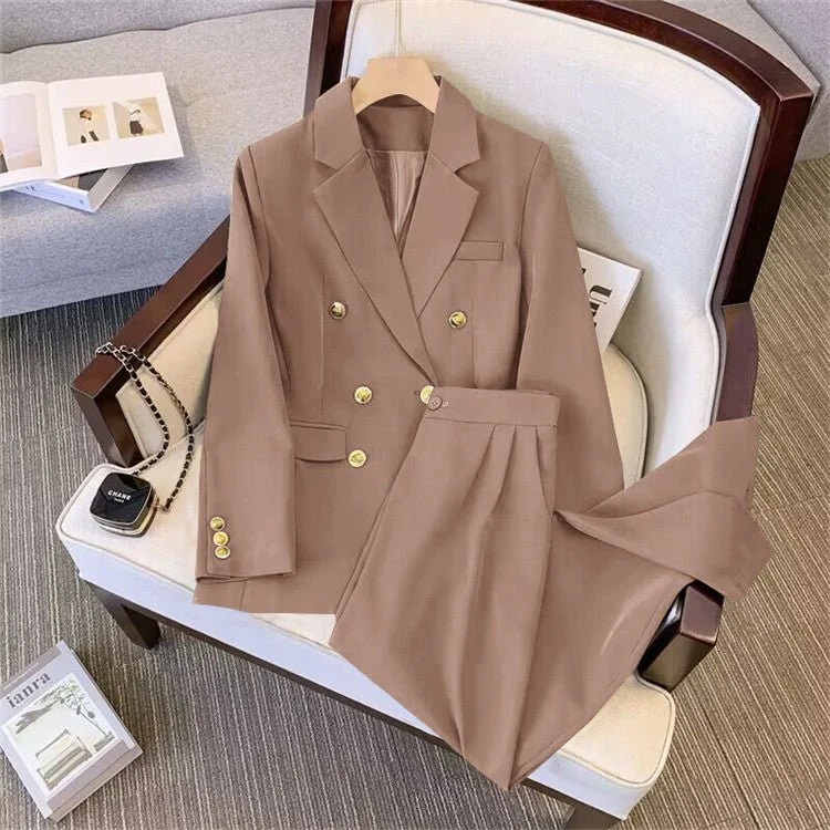 2025 new high-end casual Korean suit pants two-piece suit - Image 35