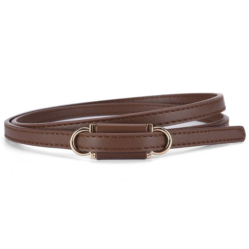 2025 new style non-porous thin PU leather belt for women, high-end versatile decorative clothing outerwear belt FD - Image 2