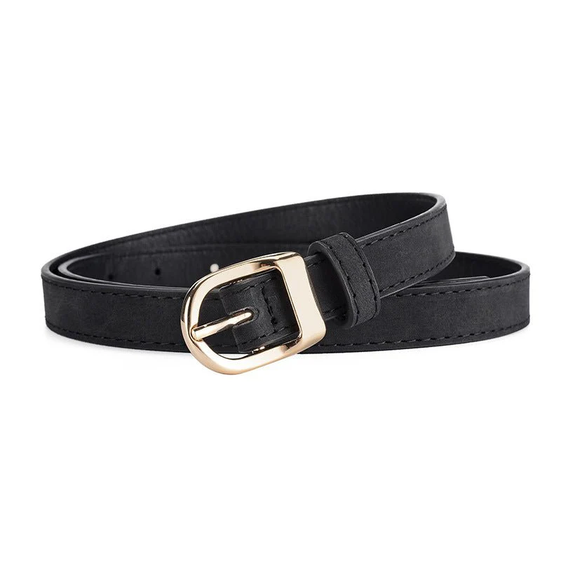 2025 new women's Korean fashion belt student jeans decorative thin belt - Image 12
