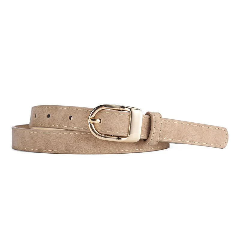 2025 new women's Korean fashion belt student jeans decorative thin belt FD - Image 3