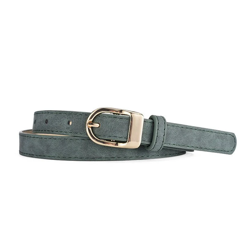 2025 new women's Korean fashion belt student jeans decorative thin belt FD - Image 5