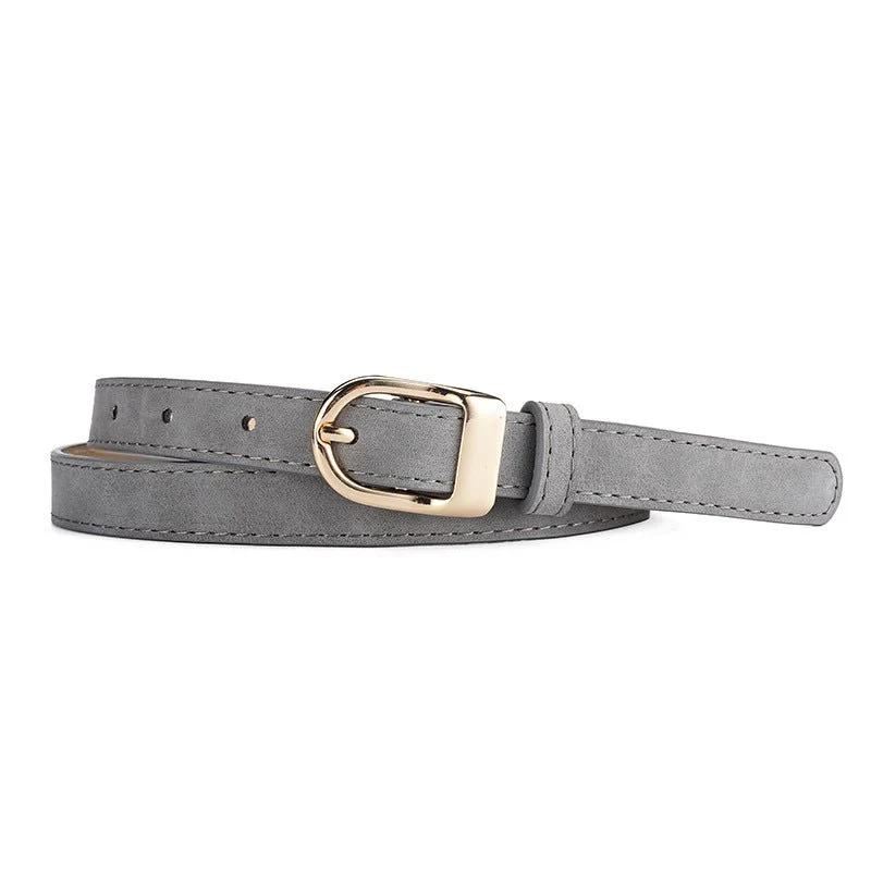 2025 new women's Korean fashion belt student jeans decorative thin belt FD - Image 6