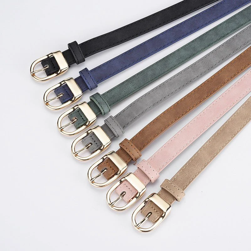 2025 new women's Korean fashion belt student jeans decorative thin belt FD - Image 9