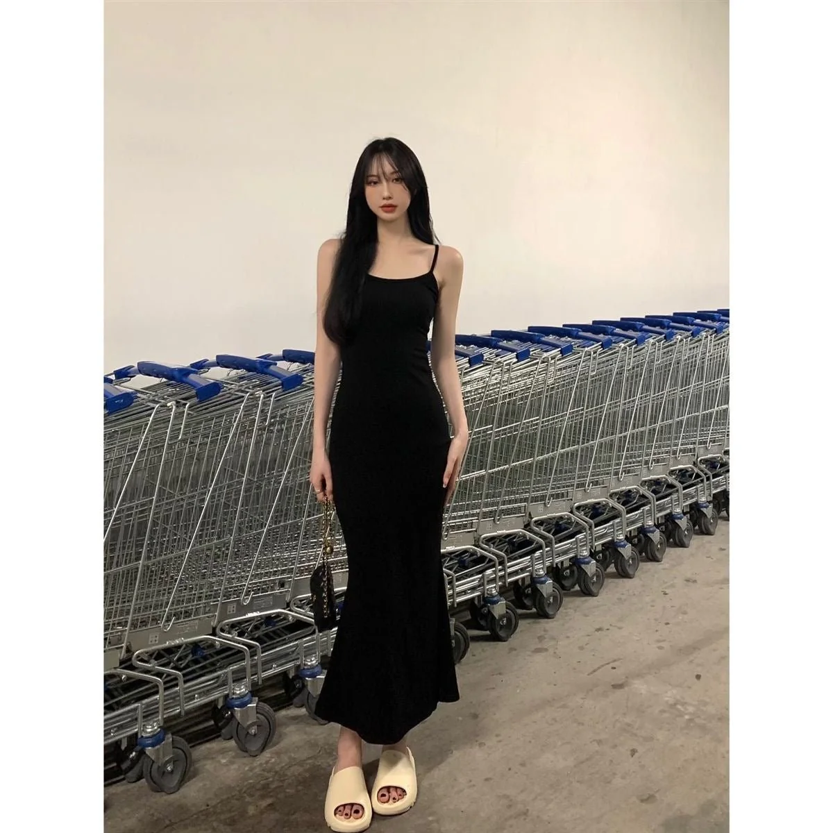2025 Sleeveless Waisted Backless Suspender Dress FD - Image 21
