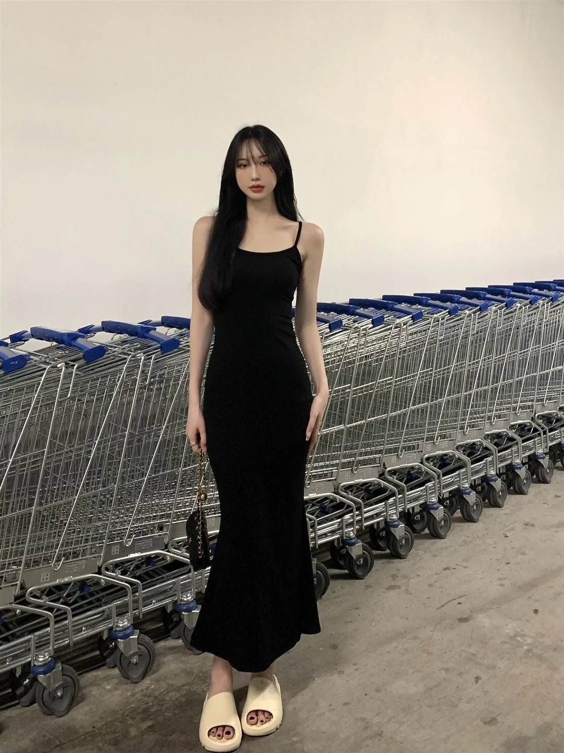 2025 Sleeveless Waisted Backless Suspender Dress FD - Image 27