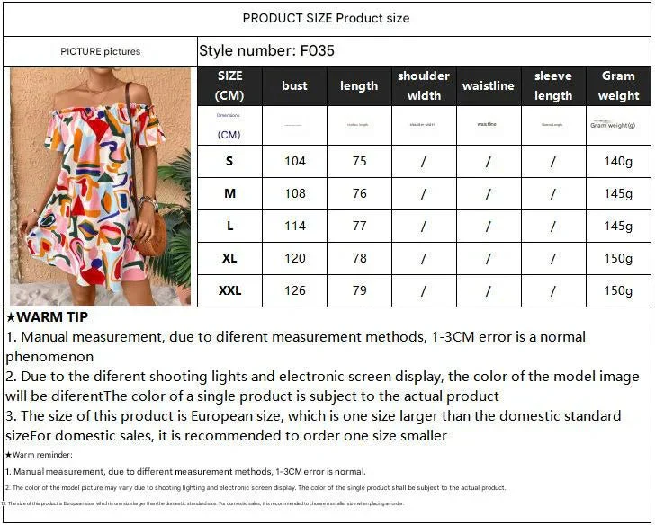 2025 summer new elegant women's tropical print off-the-shoulder dress - Image 7