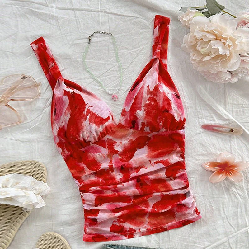 2025 summer sxy beach small vest short top Spice girl - Image 3