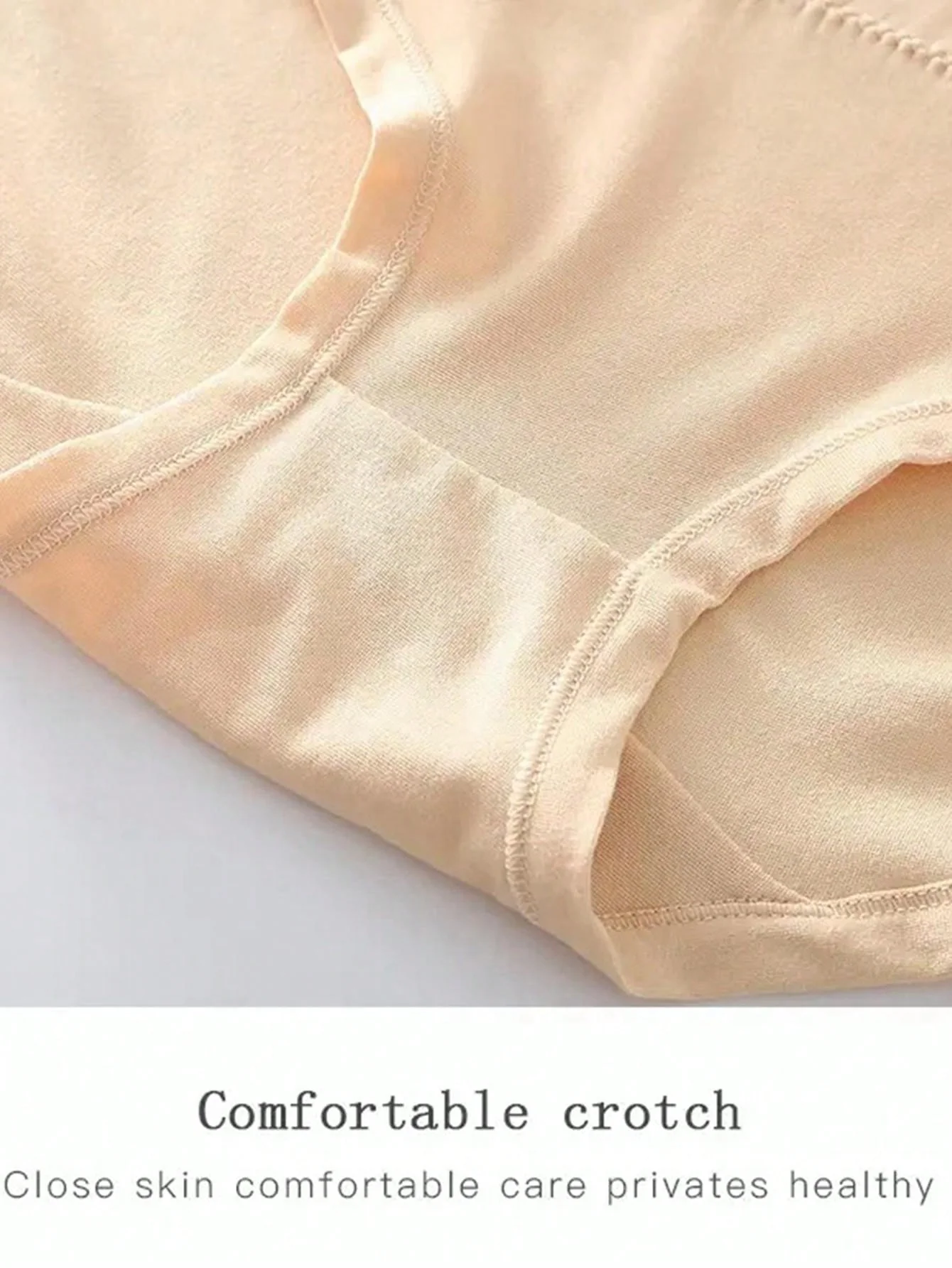 4pcs/pack Women's Plus Size Soft Skin-friendly Lace Trimmed Triangle Panties - Image 6