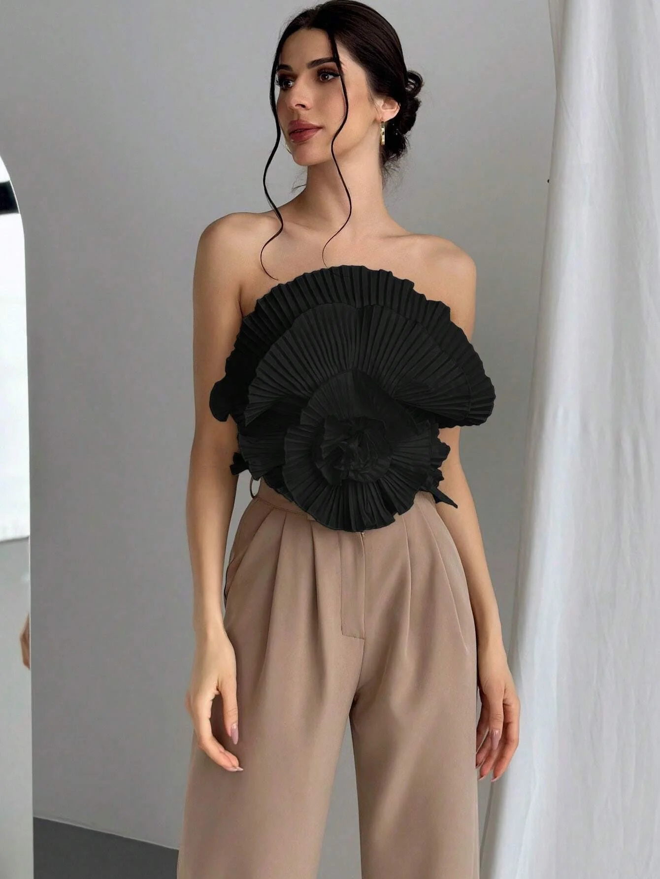 Aloruh Floral Pleated Bandeau  FD - Image 8