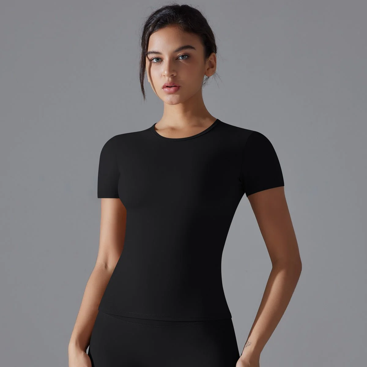 Apex Sculpt Slim-Fit Tee | Fluid. Form. Fearless. (FD) - Image 14