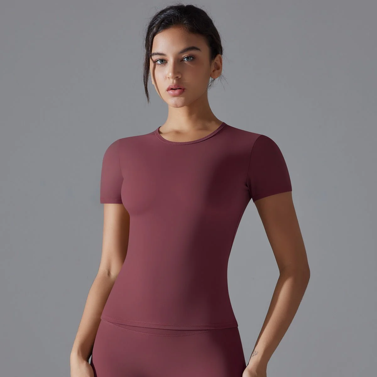 Apex Sculpt Slim-Fit Tee | Fluid. Form. Fearless. (FD) - Image 20