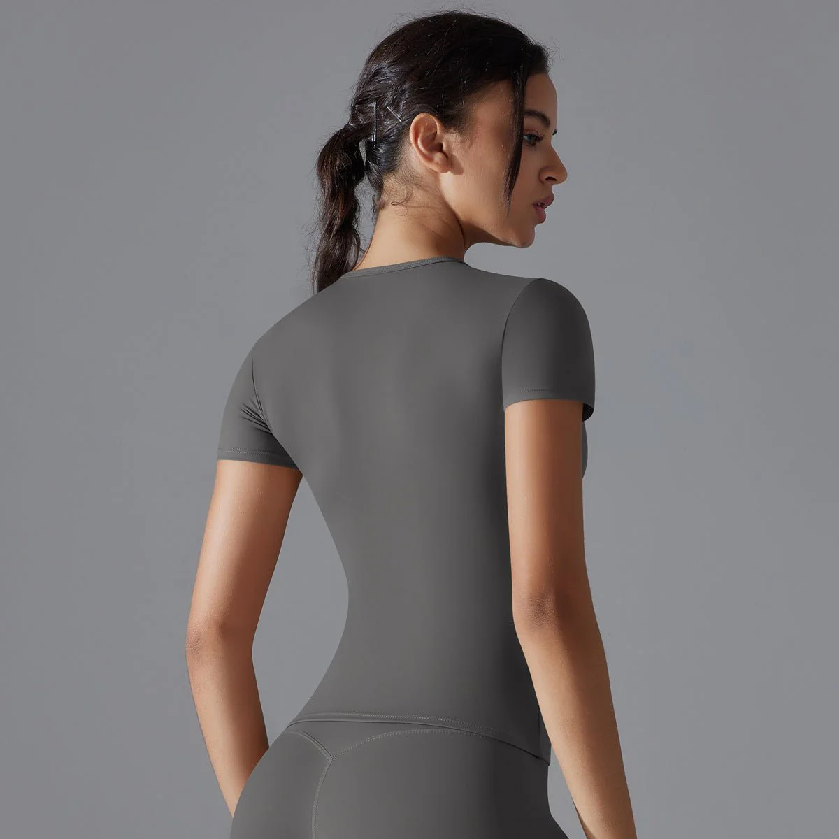 Apex Sculpt Slim-Fit Tee | Fluid. Form. Fearless. (FD) - Image 3