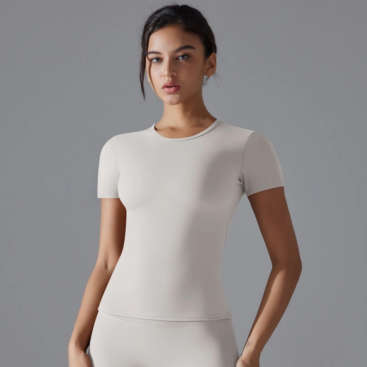 Apex Sculpt Slim-Fit Tee | Fluid. Form. Fearless. (FD) - Image 5