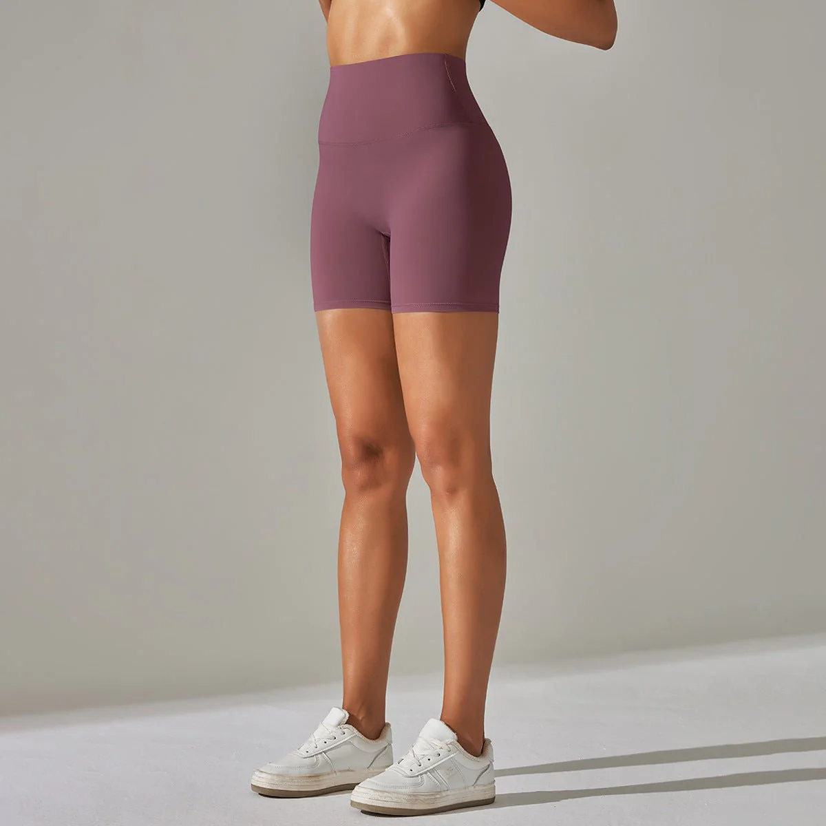 Aura Brushed Yoga Shorts | Velvety. Vivid. Victorious. - Image 27