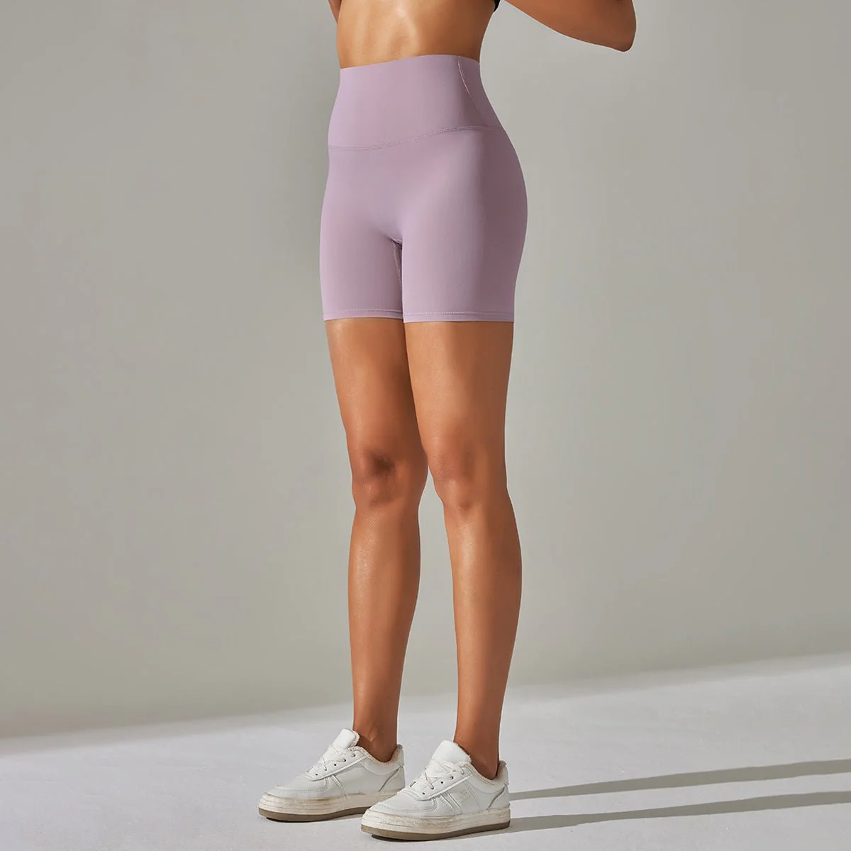 Aura Brushed Yoga Shorts | Velvety. Vivid. Victorious. - Image 7