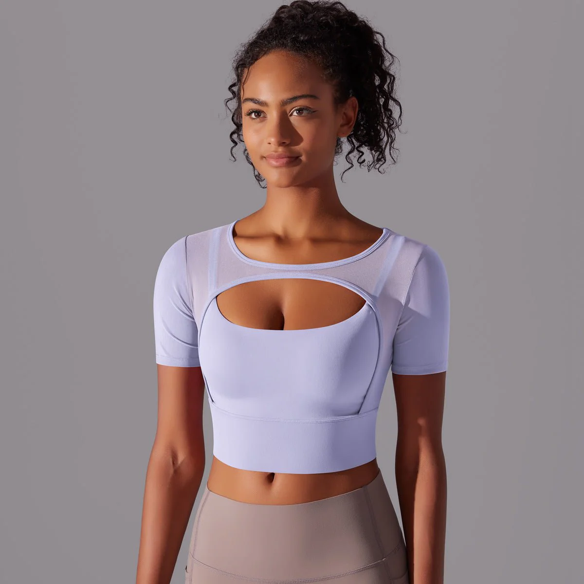 Aura Mesh Layered Tee | Alluring. Breathable. Avant-Garde.