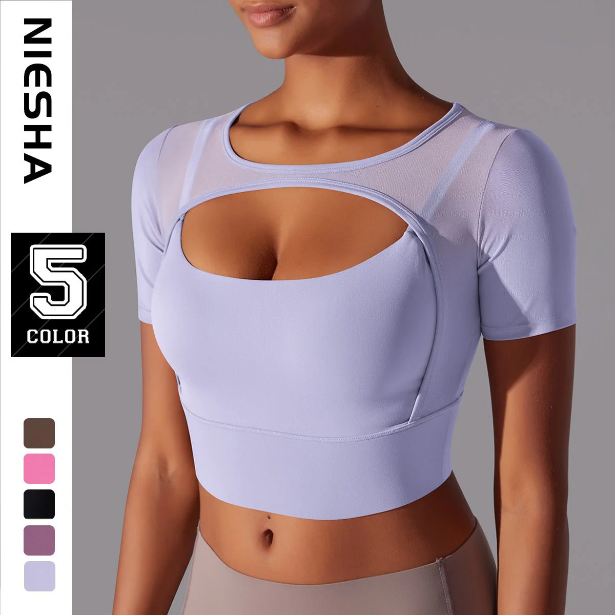 Aura Mesh Layered Tee | Alluring. Breathable. Avant-Garde. - Image 11
