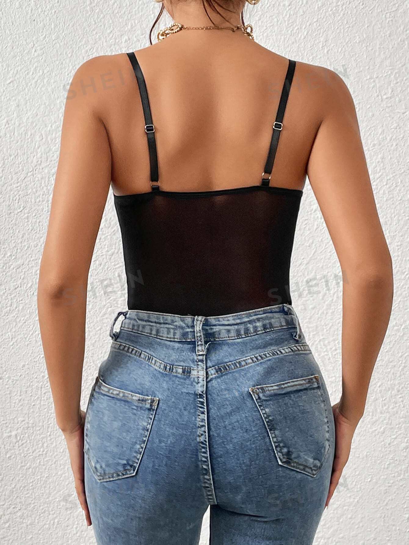 BAE Lace Bustier Cami Bodysuit - Image 2