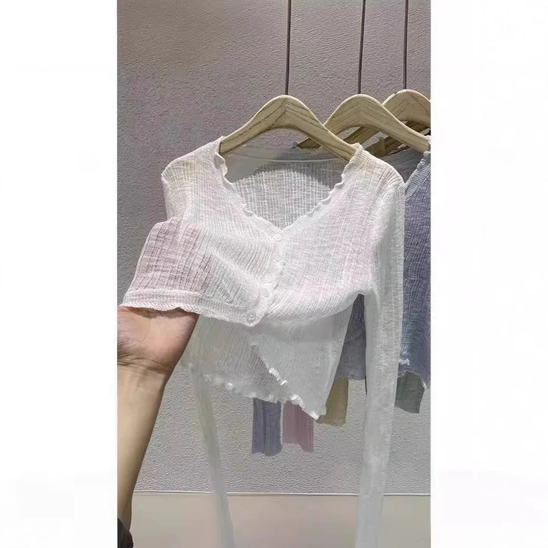 Bamboo Hemp Ruffled Long Sleeve Shirt | Summer 2025 Collection - Image 2