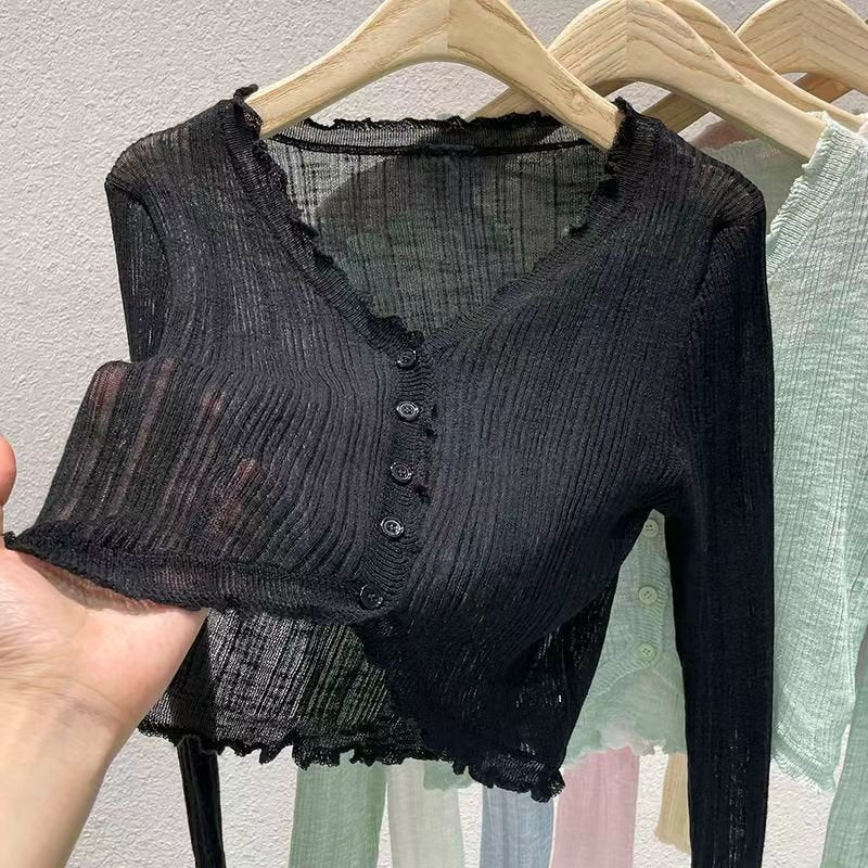 Bamboo Hemp Ruffled Long Sleeve Shirt | Summer 2025 Collection - Image 6