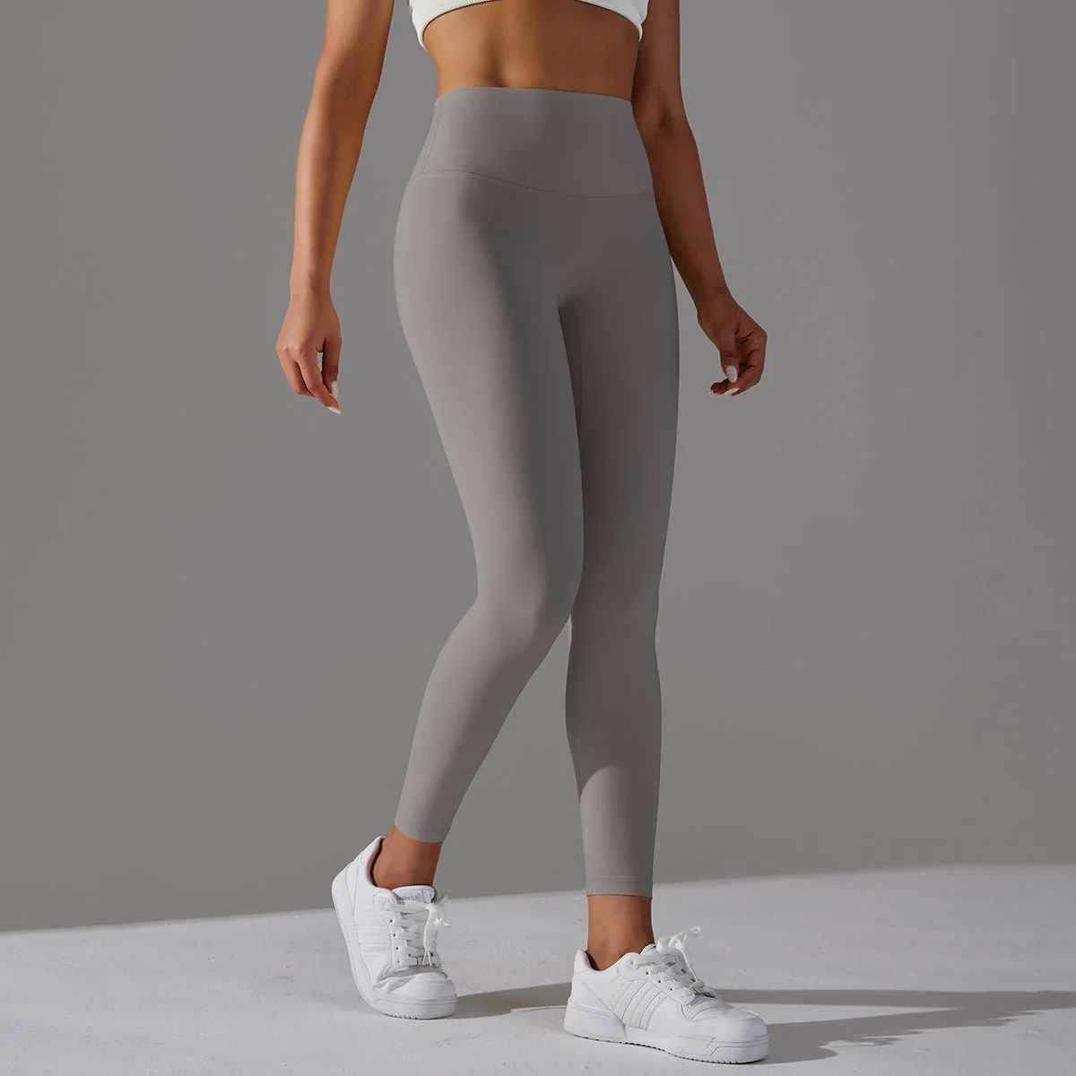Bare Glow 9/10 Leggings | Seamless. Sculpted. Serene. - Image 6