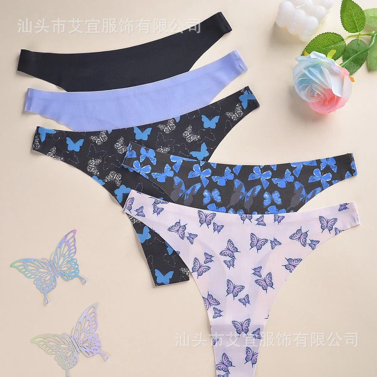Bow Charm | Low-Waist Bow Accent Panties - Image 2
