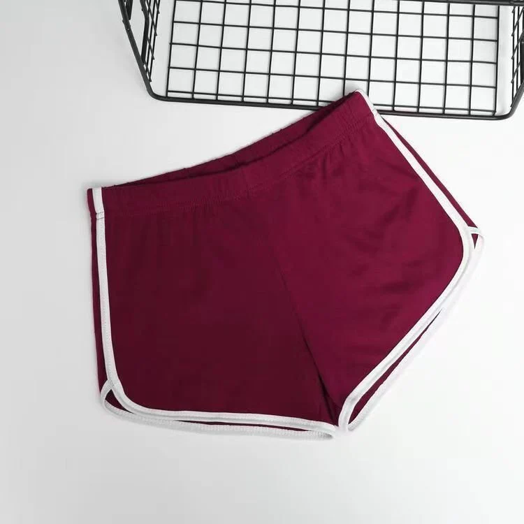 Breathable Sports Shorts, Solid Color Hot Pants Shorts - Image 19