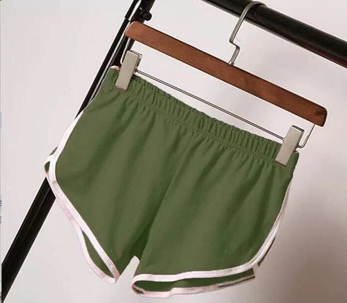 Breathable Sports Shorts, Solid Color Hot Pants Shorts - Image 23