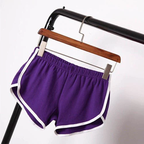 Breathable Sports Shorts, Solid Color Hot Pants Shorts - Image 28