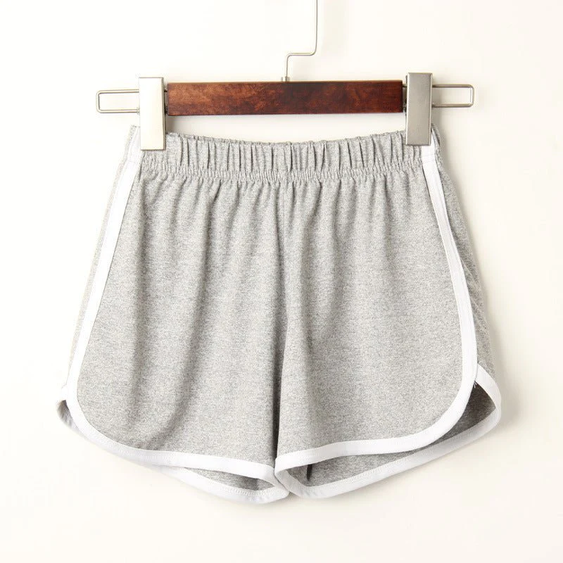 Breathable Sports Shorts, Solid Color Hot Pants Shorts - Image 6