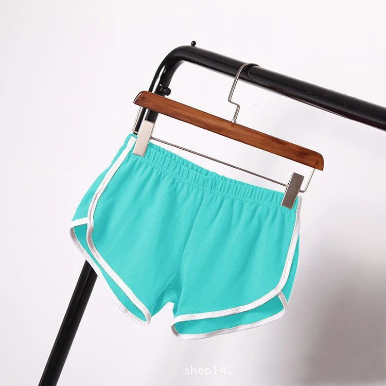 Breathable Sports Shorts, Solid Color Hot Pants Shorts FD - Image 21