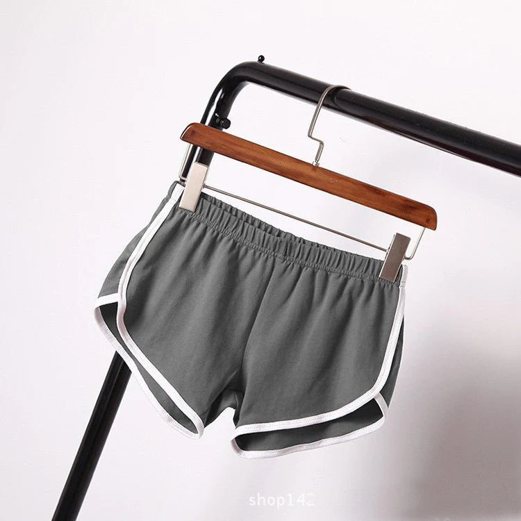 Breathable Sports Shorts, Solid Color Hot Pants Shorts FD - Image 22