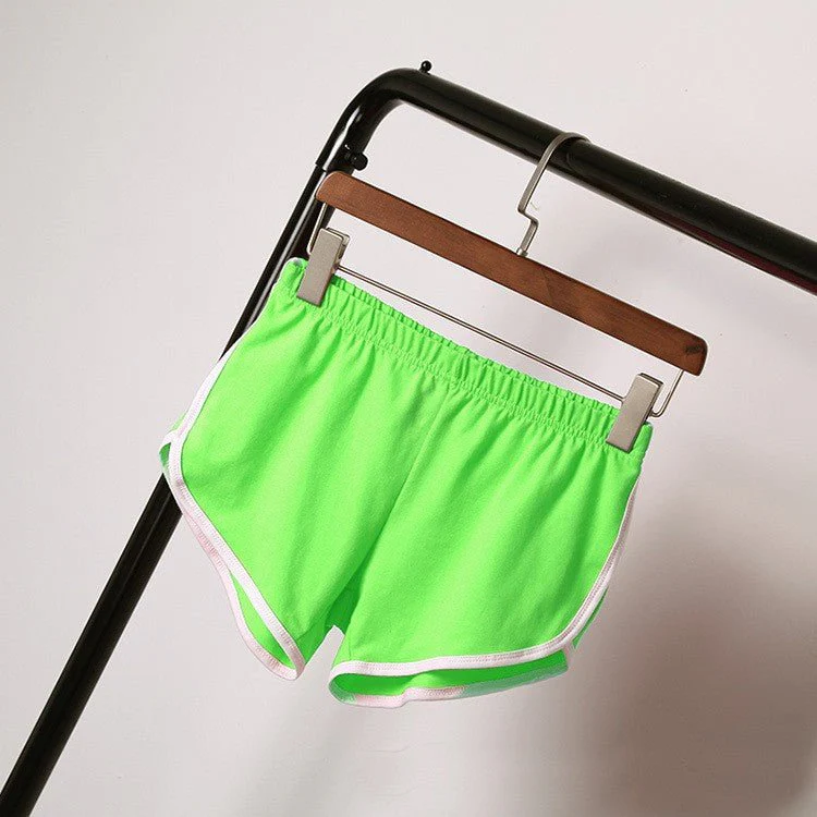 Breathable Sports Shorts, Solid Color Hot Pants Shorts FD - Image 25