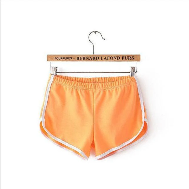 Breathable Sports Shorts, Solid Color Hot Pants Shorts FD - Image 31