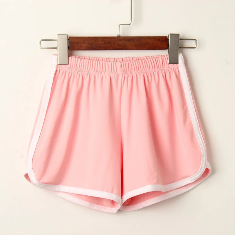 Breathable Sports Shorts, Solid Color Hot Pants Shorts FD - Image 4