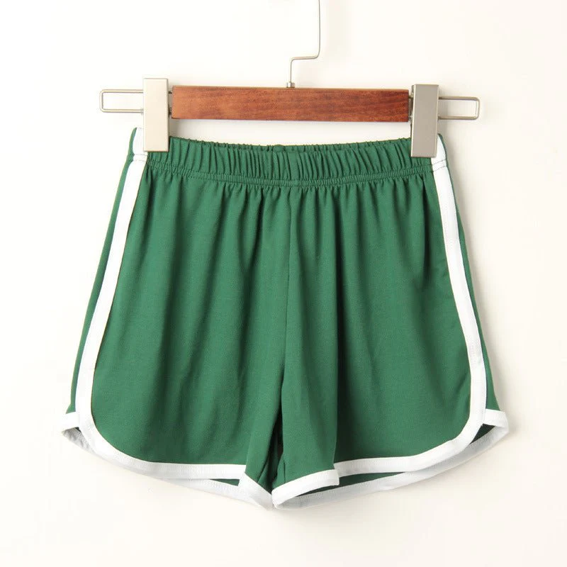 Breathable Sports Shorts, Solid Color Hot Pants Shorts FD - Image 5