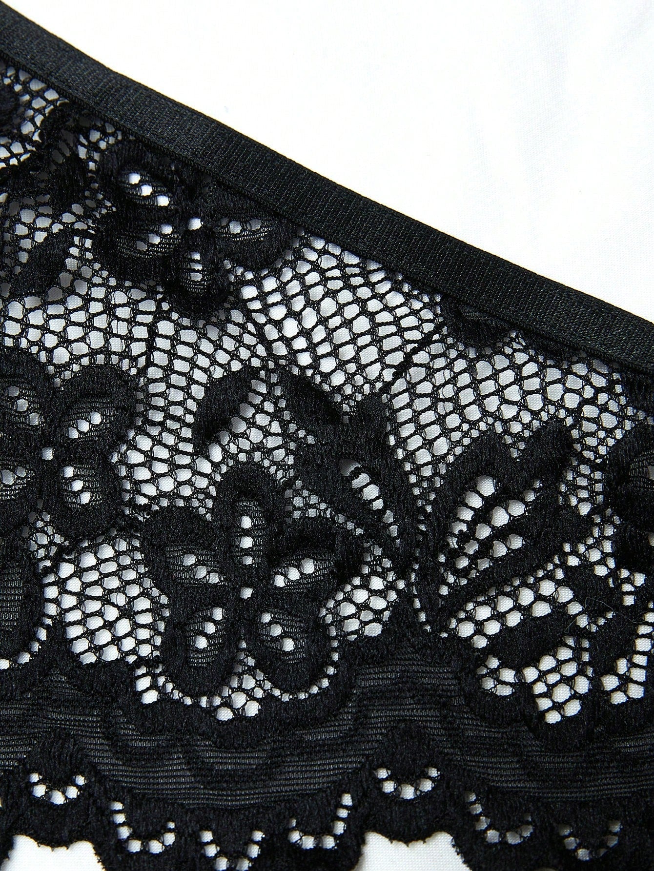 Butterfly Embroidery Floral Lace Underwire Lingerie Set (FD) - Image 8