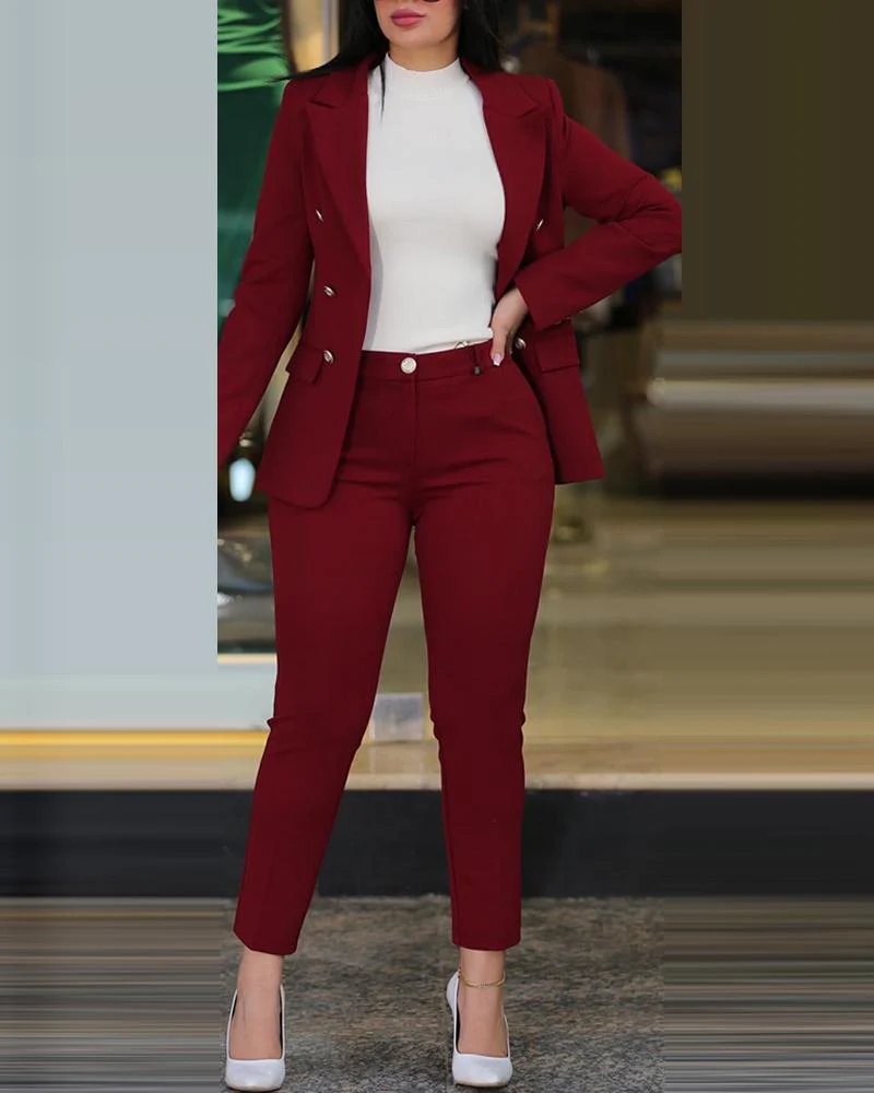 Casual fashion professional wear women's suits - Image 3