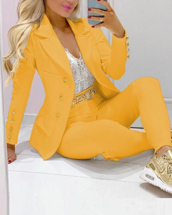 Casual fashion suit set for women FD - Image 4