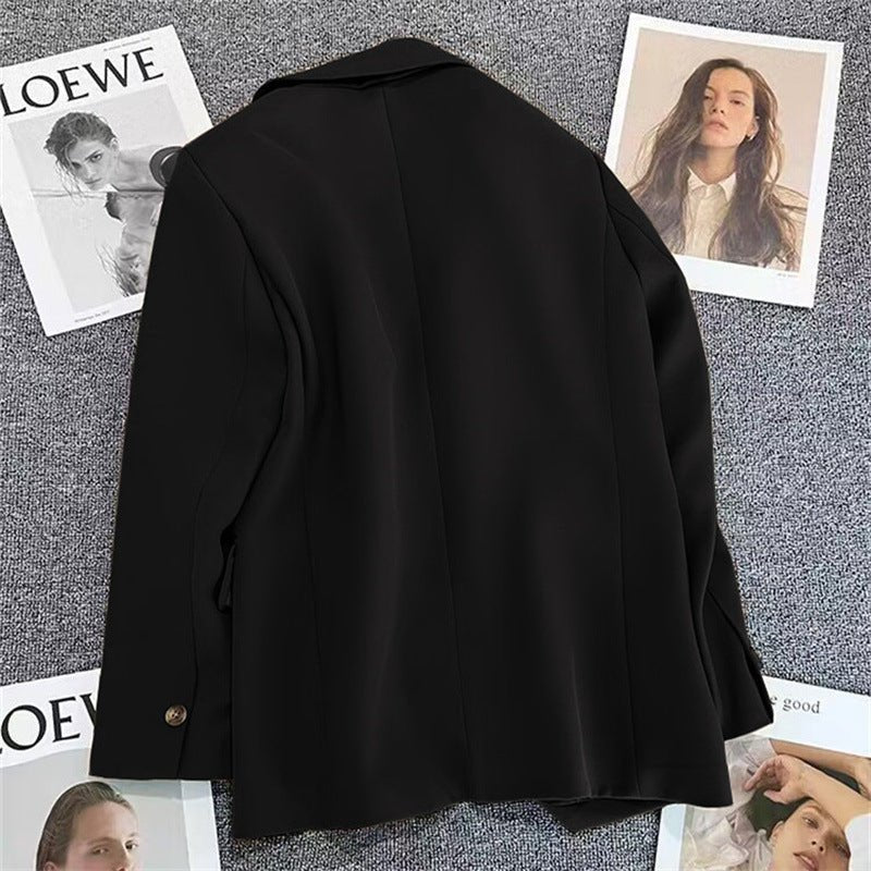 Casual Street Style Single Button Blazer For Women FD - Image 9