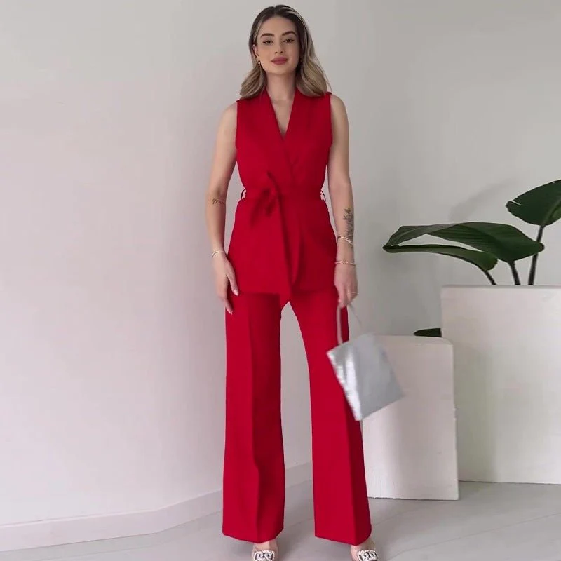 Casual Temperament Suit Set For Women FD - Image 3