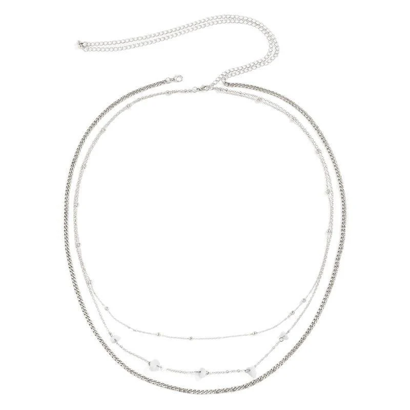 Chanel style waist chain metal with skirt suit belt chain - Image 5
