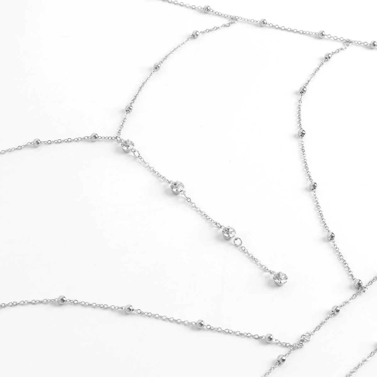 Chest chain jewelry pure desire style all-match sxy diamond pendant body chain necklace - Image 31