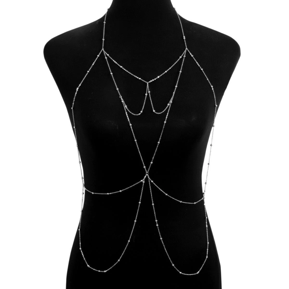 Chest chain jewelry pure desire style all-match sxy diamond pendant body chain necklace - Image 9